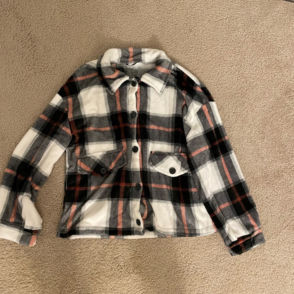 Fleece shacket